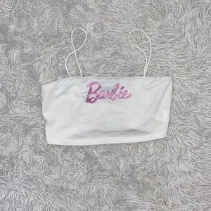 barbie white tank top